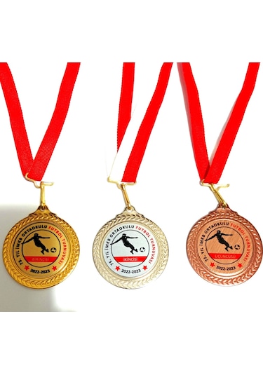 Kişiye Özel 30'Lu Madalya Okul-Mezuniyet-Turnuva-Başarı Madalyası