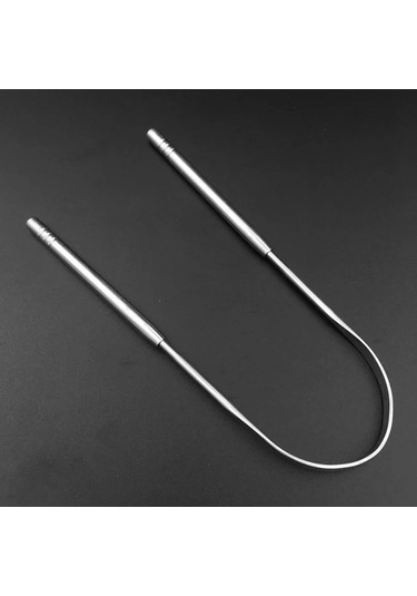 1 Dil Kazıyıcı Temizleyici Yetişkin Cerrahi Sınıf Kötü Nefes Ortadan Paslanmaz 1pc Gs16