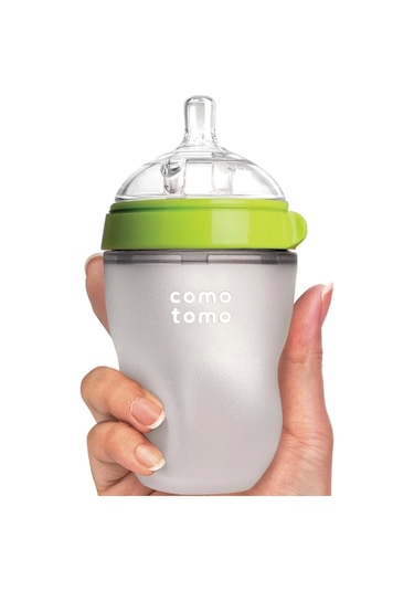 Comotomo Antikolik Silikon Biberon 250 Ml 3-6 Ay Yeşil