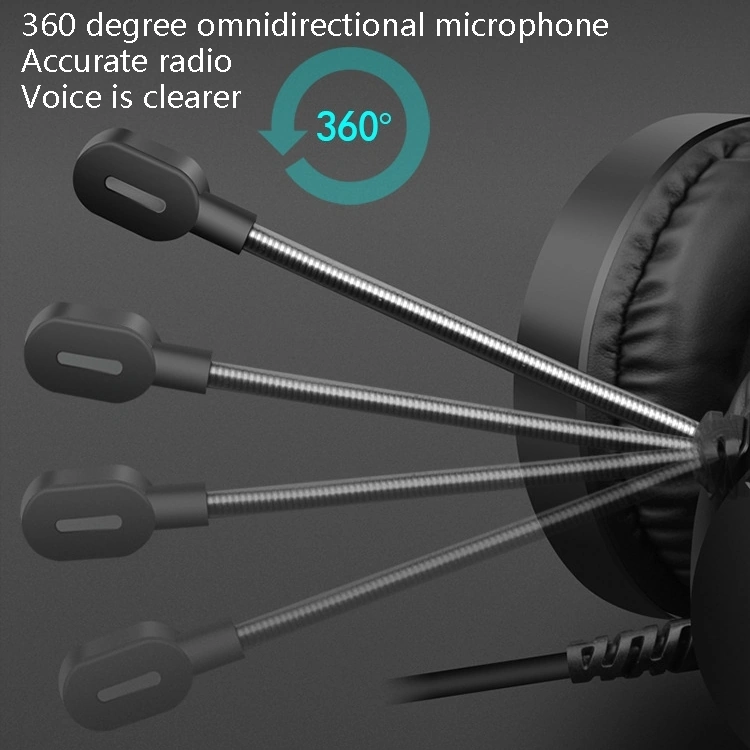 Sones Smailwolf Ak3 3,5 Mm Çift Fişli Oyun Kablolu Işıklı Masaüstü Bilgisayar Kulaklığı