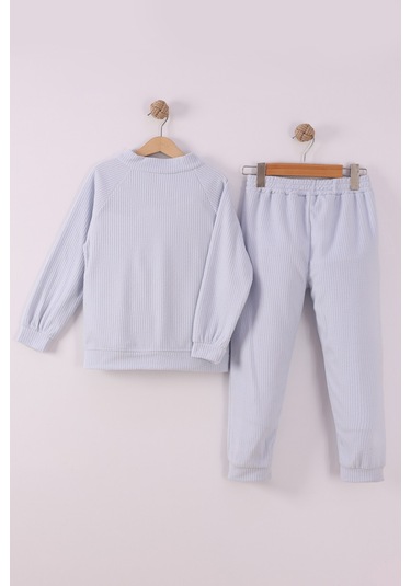 Monox Erkek Çocuk Reglan Kol Fitilli Polar Takım Mavi