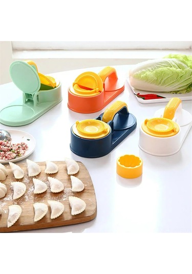Honmex 3'lü 1 Hamur Ve Manti Oluşturucu, Ev Ve Restoran Mutfak Aleti, Pp Malzeme, Zaman Tasarruflu, Kolay Kullanım, Yeşil Açık Yeşil
