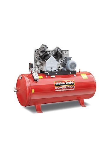 Aydın Trafo 22-530 7.5 Hp 12 Bar 530 LT Çift Kademeli Pistonlu Kompresör
