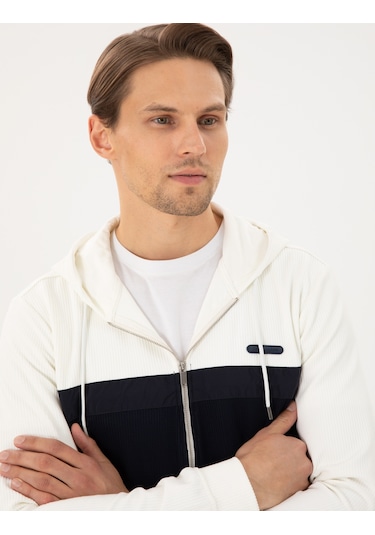 Pierre Cardin Erkek Ekru Hırka Örme 50292126-vr019 Ekru