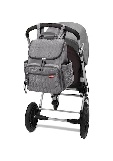 Skip-Hop Forma Sırt Çantası Gri Çok Renkli