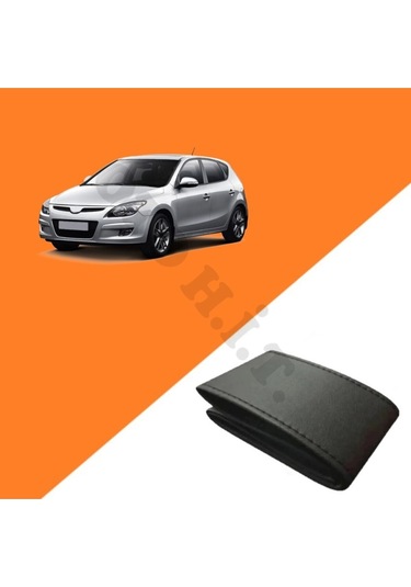 Hyundai İ30 08-13 Uyumlu Deri Direksiyon Kılıfı Kaliteli Dikmeli Siyah