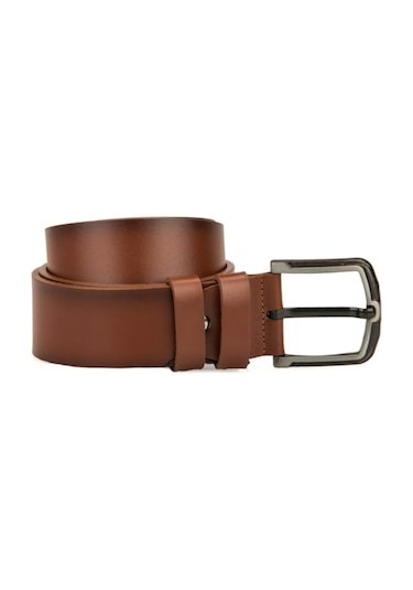 Rich Smith %100 Hakiki Deri Erkek Spor Taba Spor Kemer 4,5Cm