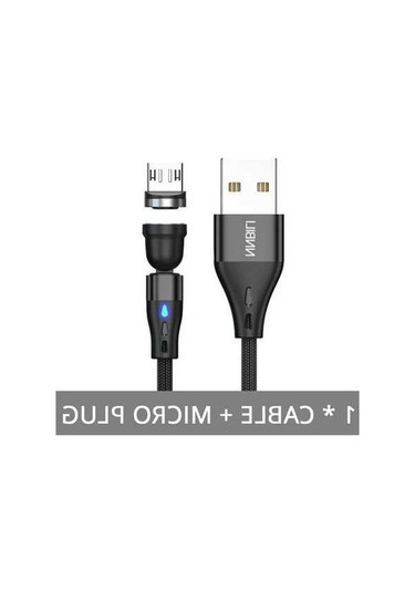 Besthome1 5a Manyetik Kablo Hızlı Şarj 540 Döndür Usb Tip C Iphone Uyumlu Samsung Xiaomi Mavi2m