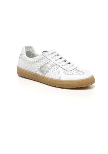 Sneaker Günlük Kadın Mar-25y-192-5100 John May Beyaz-gümüş Beyaz