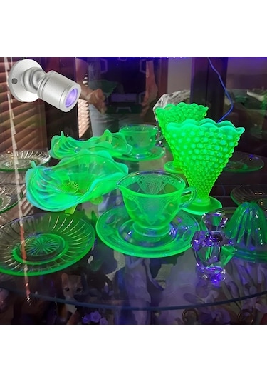 Willowhaven 4 Adet Altın Led Uv Siyah Işık, Floresan Ve Dekorasyon Aydınlatma Altın Rengi