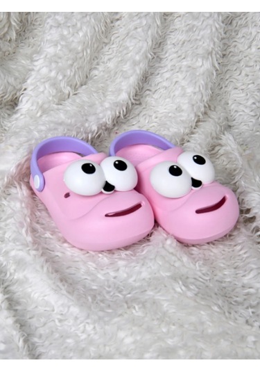 Twingo Çocuk Pörtlek Göz Sevimli Terlik Pembe