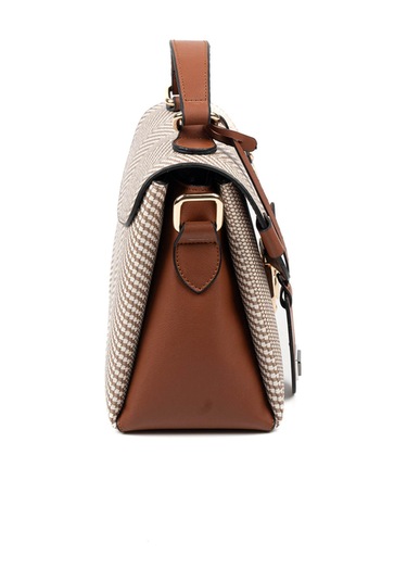 Silver Polo Kadın El Ve Çapraz Çanta 1159 Bej - Taba