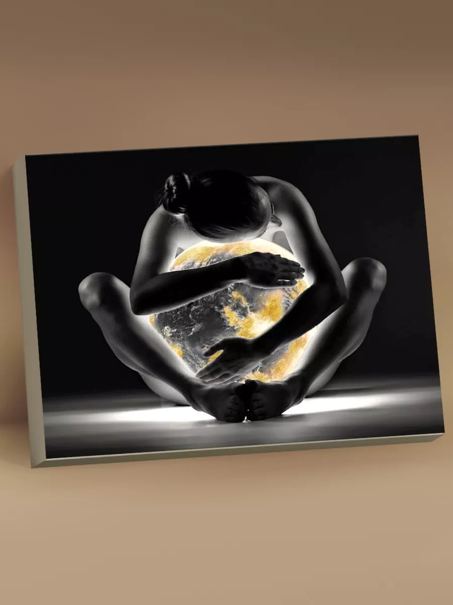 Fluid Tuval Üzerinde Numaralı Tablo 40x50 144835007