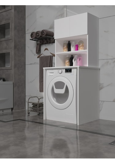 Banyo Dolabı Çok Amaçlı Beyaz