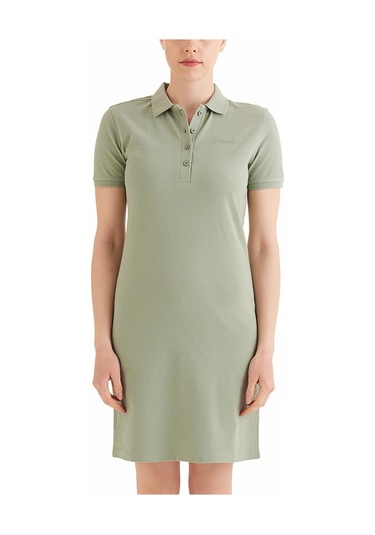 Columbia Cs0378 Csc W Basic Polo Yaka Kadın Elbise 9290020348 Yeşil