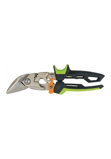 Fiskars 1027210 Powergear Metal Levha Makası -Offset Sağ Kesim
