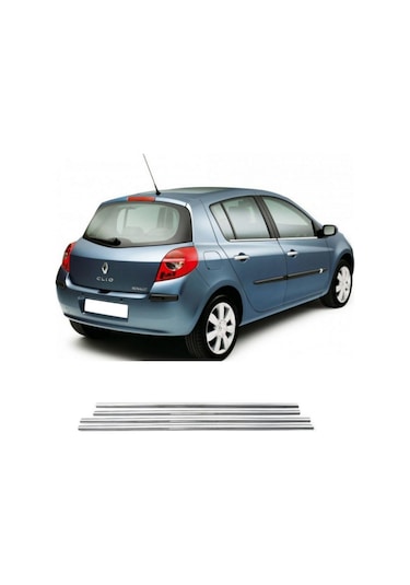 Renault Clio 3 Hb Avantajlı Krom Set 2006-2011 Arası -4ürün- Pasl