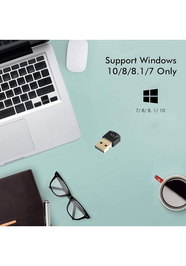 Wezone Usb Bluetooth 5.0 Adaptörü - Sürücü Gerektirmeyen Bilgisayar Transmitter/receiver - 3mbps Hızlı Veri Transferi