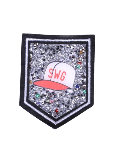 Aplike Ütü İle Yapışan Taşlı Şapka Arma 5x5 Cm Diğer