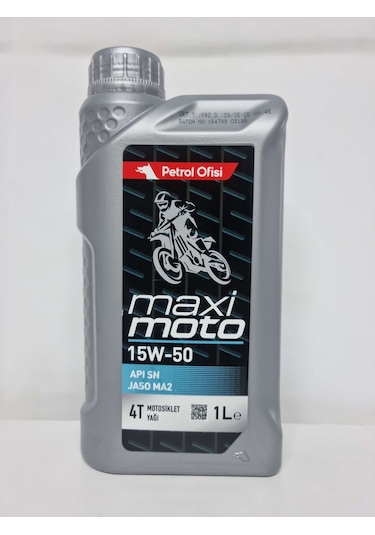 Petrol Ofisi Maximoto 4T 15W-50 Motorsiklet Yağı 1 L