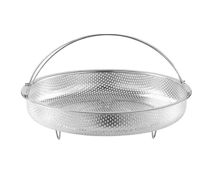 Qingmipy 304 Paslanmaz Çelik Evrensel Kullanimlı Dairesel Buhar Tepsisi, 25.5cm Boyutlu Buhar Kazanı Rakası Çok Renkli