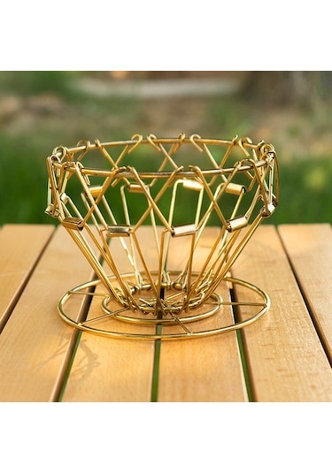 Metabagua Kahve Filtresi Konisi Pour Over Kahve Damlatıcı Stand Tutucu Altın M3nbhh Çok Renkli