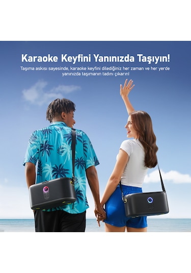 Ikarao Shell S1 280 W Karaoke Bluetooth 5.3 Hoparlör Seti