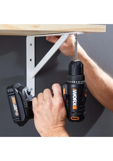 Worx WX100 20 V 2.0 Ah Li-ion Tek Akülü Profesyonel Şarjlı Matkap