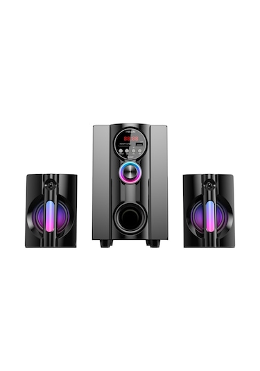 Mikado Md-95bt 2+1 20w Siyah Multimedya Fm/bt/sd/usb Speaker Hoparlör