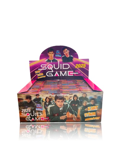 Squid Game 2 Karakter Kartları Stickerlı 48 Kutu 288 Kart