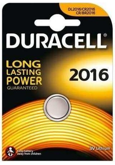 Duracell Para Pil CR 2016   Tekli Paket