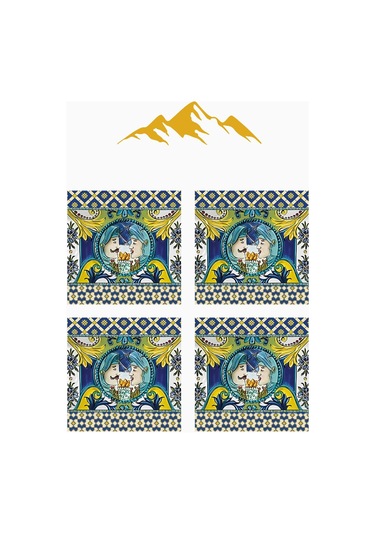 Dijital Baskılı Yumuşak Dokulu 4 Lü Kırlent Kılıfı Takımı 43x43 Cm Krl0071 Renkli