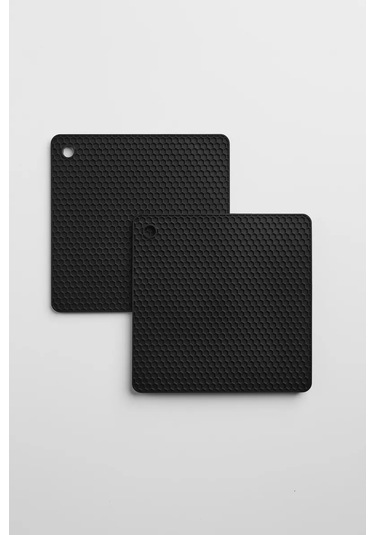 Happy Nest Silikon Mutfak Eldivenleri 2'li Set 196367620 Siyah