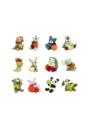 Lijinxu Magideal Reçine Zanaat Küçük Hayvan Figürleri Saksı Bir-fil