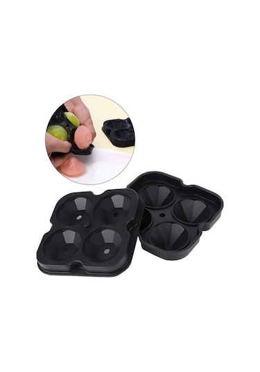 Periboia Elmas Şekilli Buz Yapma Kalıbı Renkli