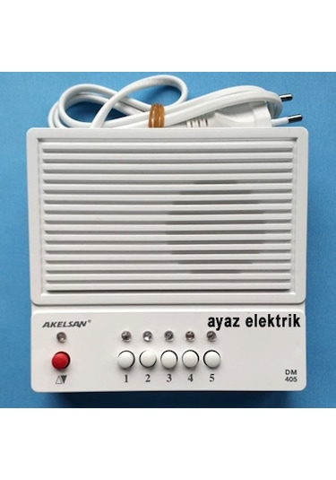 Akelsan 5 Li Diafon Konuşma Merkezi Çaycı-Odacı-Kapıcı Diyafon
