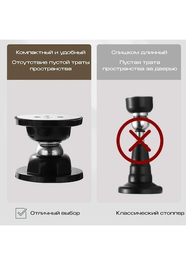 Pazly Manyetik Kapı Durdurucu - Silikon Pedli, Ev Kapıları İçin Güvenli Ve Pratik Çözüm