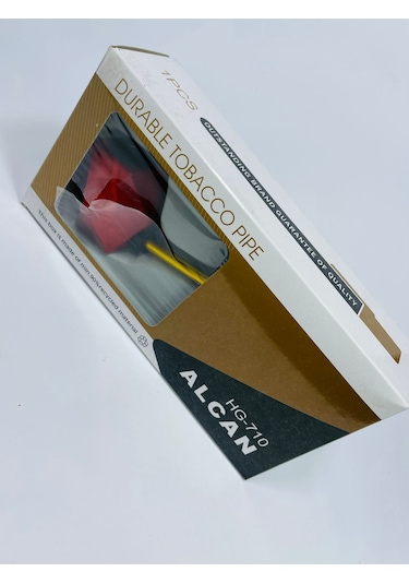 Alcan HG710 Ahşap Görünümlü Sert Akrilik Pipo 10 CM