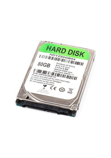 Tenfowee 2.5" 80gb Sata Iıı Dizüstü Mekanik Sabit Disk - 5400rpm Hız, 8mb Önbellek
