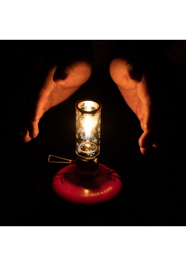 Shineyee Küçük Taşınabilir Kamp Feneri, Verimli Yakıt Regülasyonu İle Piknik Ve Doğa Turları İçin Alüminyum-çelik Yapısı Çok Renkli