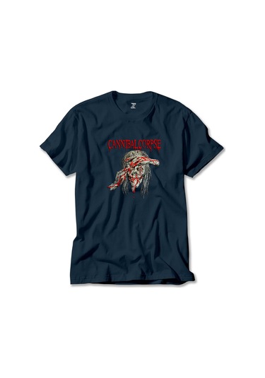 Cannibal Corpse Eyes Lacivert Tişört Lacivert