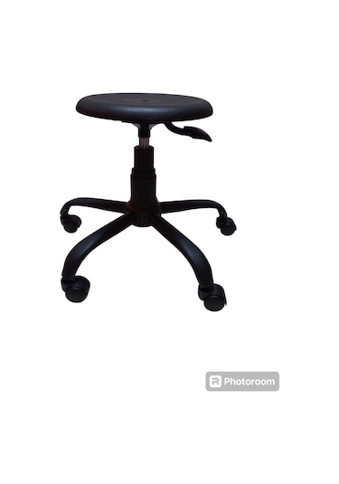 Monoblok Tablalı Labortatuvar Taburesi Metal Ayaklı Elden Hidroli