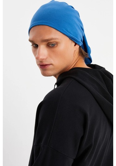 Erkek 4 Fonksiyonlu Koruyucu Pamuklu, Esnek, Terletmez, Bandana, Boyunluk, Maske - Tek Ebat / Parlament Parlament