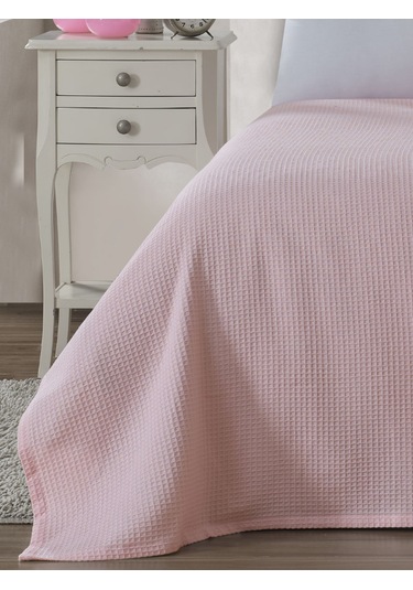 %100 Pamuk Tek Kişilik Waffle Pike Yumuşak Nefes Alan Kumaş