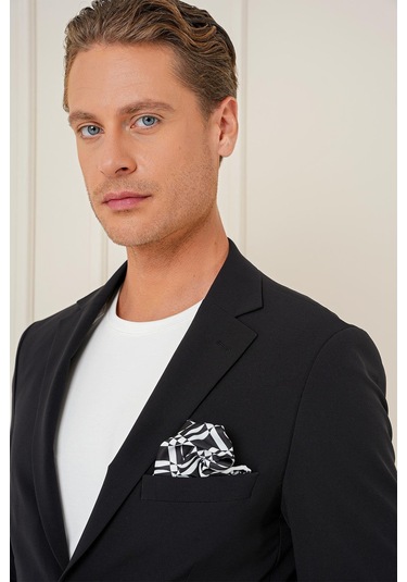 C 680 Slim Fit Siyah Spor Ceket Siyah