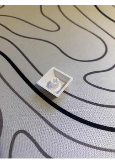 Düz Blank Keycap 2 Li Set Yazısız Mekanik Klavye Tuş Başlığı