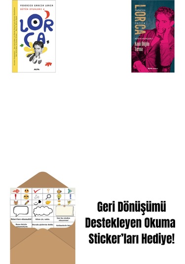 Lorca Bütün Oyunları 4 + Kanlı Düğün Yerma + Okuma Sticker'ları