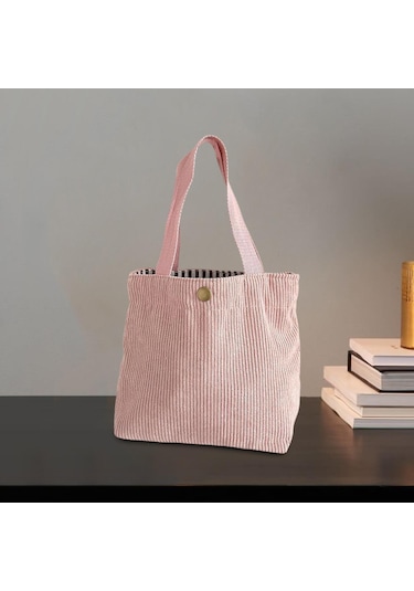 Suntek Kadife Omuz Çantası Moda Seyahat Ofis Açık Hava İçin Pembe