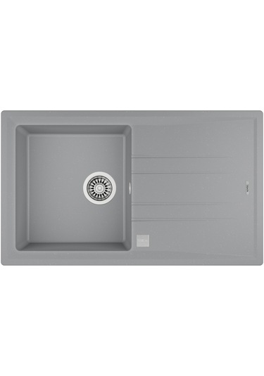 Teka Stone 50 B-Tg 1B 1D Tek Hazneli Tek Damlalıklı Tegranite Eviye - Metalik Gri - 115330021