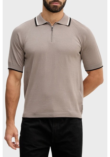 Armani Exchange Erkek Polo Xm001977 Af20139 U6107 Toprak Kahverengi